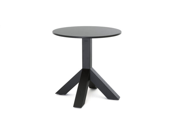 landscapem Gispen Dukdalf sidetable round 50 black front right view